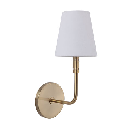 Renwil Milia wall sconce side angle showing the curved arm