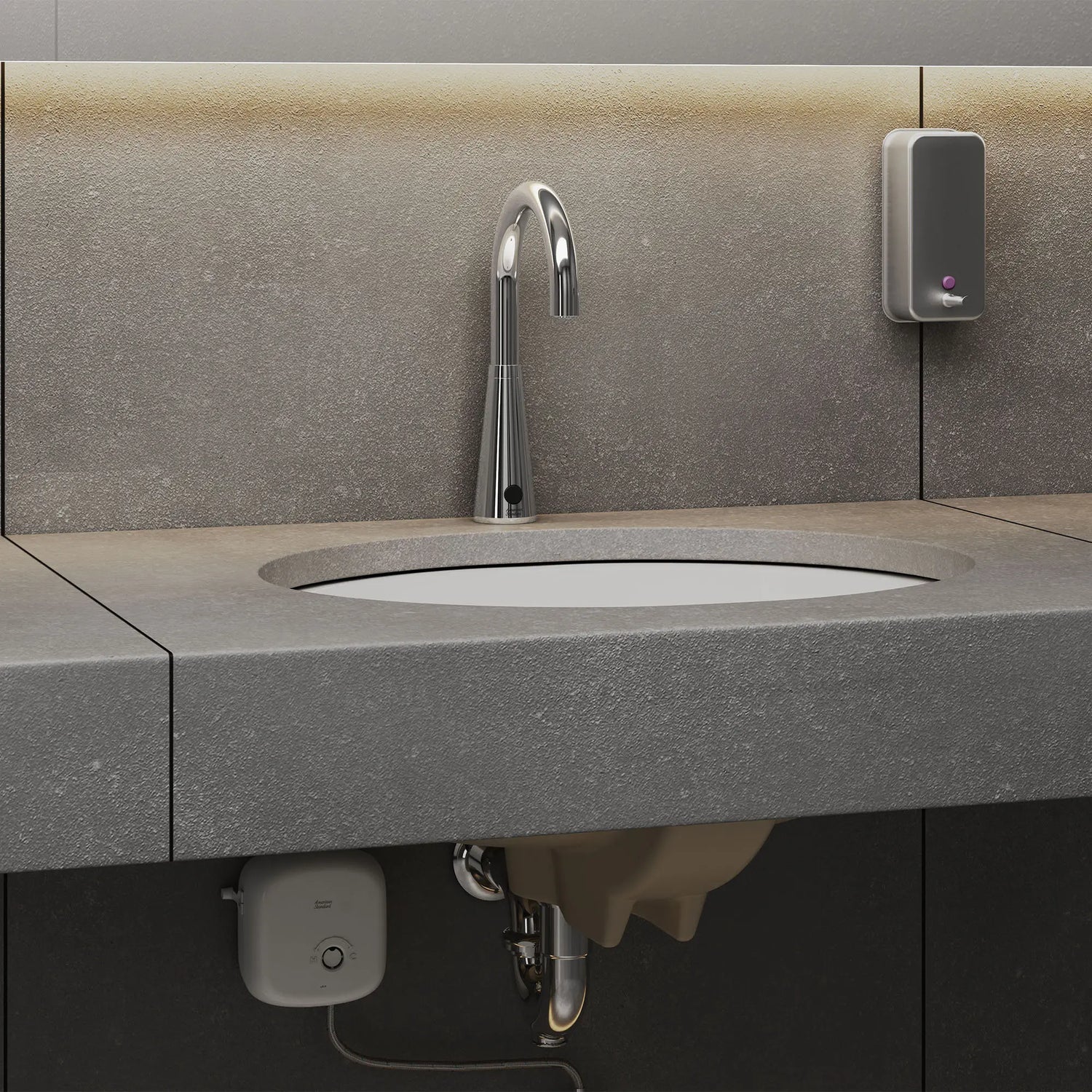 Selectronic® Gooseneck Touchless Faucet, Base Model, 0.35 gpm/1.3 Lpm