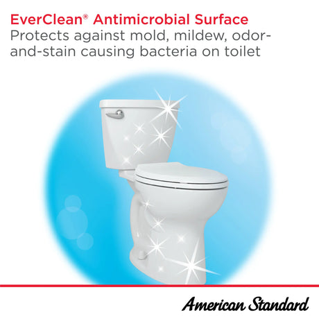 Champion PRO Two-Piece 1.28 gpf/4.8 Lpf Standard Height Elongated Right Hand Trip Lever Toilet less Seat