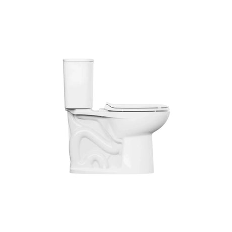 Aspirations EcoStrength Two-Piece 0.80 gpf/3.0 Lpf Chair Height Elongated Right-Hand Trip Lever Toilet Less Seat