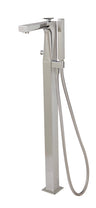 Floormount tub filler with handshower