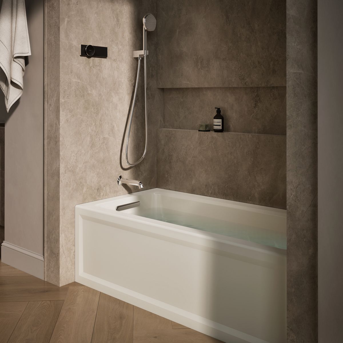 Archer® 60" x 30" alcove bath, left drain