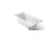 Archer® 60" x 30" alcove bath with Bask® heated surface, left drain