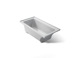 Archer® 60" x 30" alcove bath with Bask® heated surface, left drain
