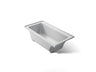 Archer® 60" x 30" alcove bath with Bask® heated surface, left drain