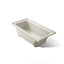Archer® 60" x 30" alcove bath with Bask® heated surface, left drain
