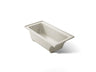 Archer® 60" x 30" alcove bath with Bask® heated surface, left drain