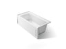 Archer® 60" x 30" alcove bath with Bask® heated surface, right drain