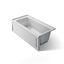 Archer® 60" x 30" alcove bath with Bask® heated surface, right drain