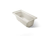 Archer® 60" x 30" alcove bath with Bask® heated surface, right drain
