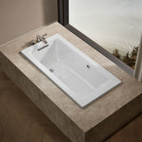 Archer® 60" x 30" drop-in bath with Bask® heated surface