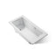 Archer® 60" x 30" drop-in bath with Bask® heated surface