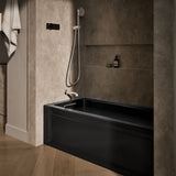 Archer® 60" x 30" alcove Heated BubbleMassage™ air bath, left drain