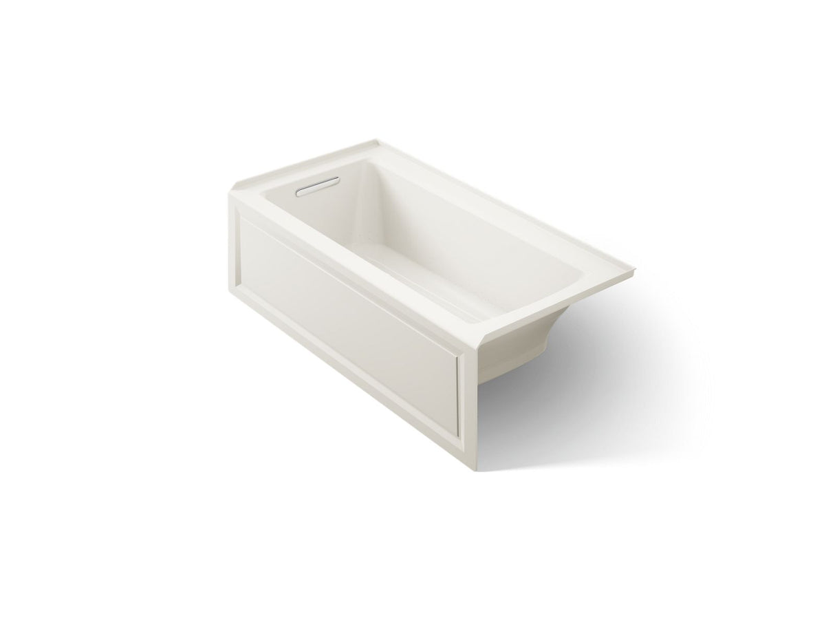 Archer® 60" x 30" alcove Heated BubbleMassage™ air bath, left drain