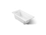 Archer® 60" x 30" alcove Heated BubbleMassage™ air bath, left drain