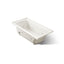 Archer® 60" x 30" alcove whirlpool bath, left drain