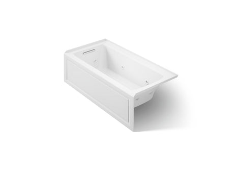 Archer® 60" x 30" alcove heated whirlpool bath, left drain