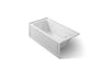 Archer® 60" x 30" alcove heated whirlpool bath, left drain