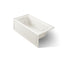 Archer® 60" x 30" alcove heated whirlpool bath, left drain