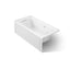 Archer® 60" x 30" alcove whirlpool bath with Bask® heated surface, left drain