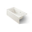 Archer® 60" x 30" alcove whirlpool bath with Bask® heated surface, left drain
