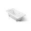 Archer® 60" x 30" alcove whirlpool bath with Bask® heated surface, left drain