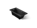 Archer® 60" x 30" alcove whirlpool bath with Bask® heated surface, left drain