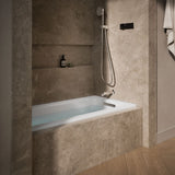 Archer® 60" x 30" alcove heated whirlpool bath, right drain