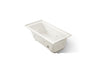 Archer® 60" x 30" alcove heated whirlpool bath, right drain