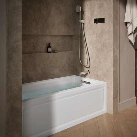 Archer® 60" x 30" alcove heated whirlpool bath, right drain