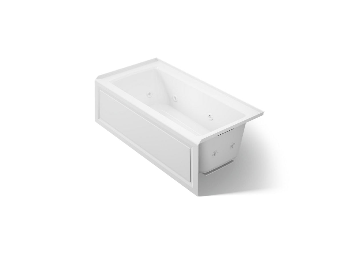 Archer® 60" x 30" alcove whirlpool bath, right drain