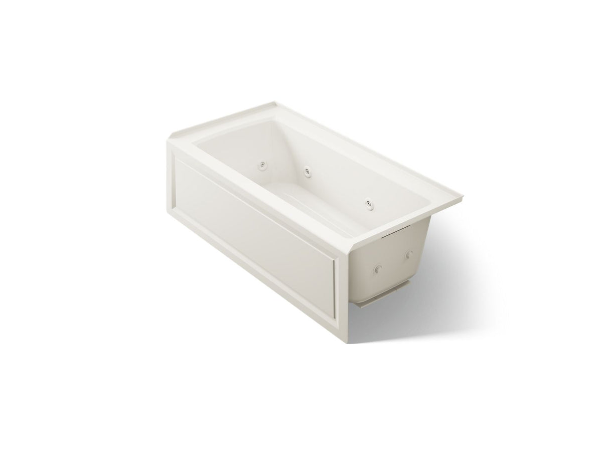 Archer® 60" x 30" alcove whirlpool bath, right drain