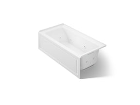 Archer® 60" x 30" alcove Heated BubbleMassage™ air bath and whirlpool, right drain