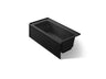 Archer® 60" x 30" alcove Heated BubbleMassage™ air bath and whirlpool, right drain