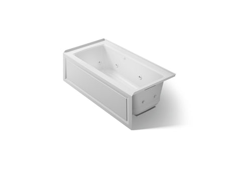 Archer® 60" x 30" alcove Heated BubbleMassage™ air bath and whirlpool, right drain