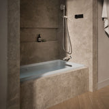 Archer® 60" x 30" alcove Heated BubbleMassage™ air bath and whirlpool, right drain