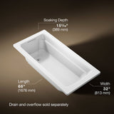 Archer® 66" x 32" drop-in bath