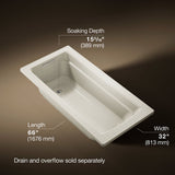 Archer® 66" x 32" drop-in bath