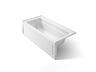 Archer® 66" x 32" alcove bath with Bask® heated surface, left drain