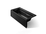 Archer® 66" x 32" alcove bath with Bask® heated surface, left drain