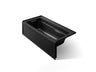 Archer® 66" x 32" alcove bath with Bask® heated surface, left drain