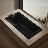 Archer® 66" x 32" drop-in heated whirlpool bath