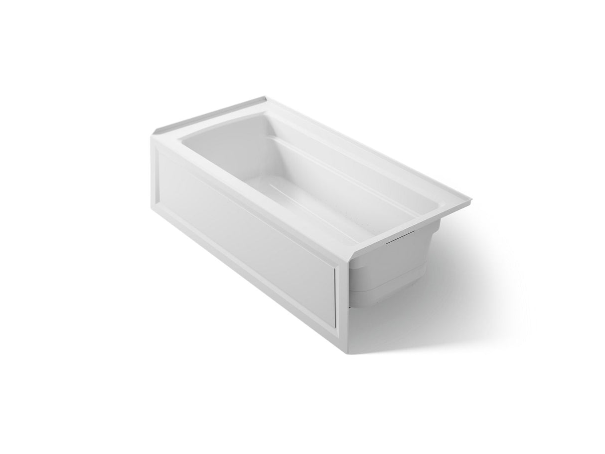 Archer® 66" x 32" alcove Heated BubbleMassage™ air bath, right drain