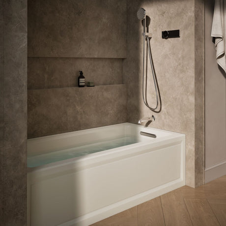 Archer® 66" x 32" alcove Heated BubbleMassage™ air bath, right drain