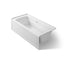 Archer® 66" x 32" alcove Heated BubbleMassage™ air bath with Bask® heated surface, right drain