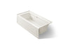 Archer® 66" x 32" alcove Heated BubbleMassage™ air bath with Bask® heated surface, right drain