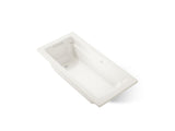 Archer® 66" x 32" drop-in Heated BubbleMassage™ air bath with Bask® heated surface