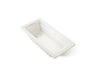 Archer® 66" x 32" drop-in Heated BubbleMassage™ air bath with Bask® heated surface