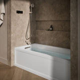 Archer® 66" x 32" alcove heated whirlpool, left hand