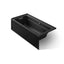 Archer® 66" x 32" alcove whirlpool bath with Bask® heated surface, left drain